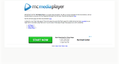 Desktop Screenshot of mcmediaplayer.com